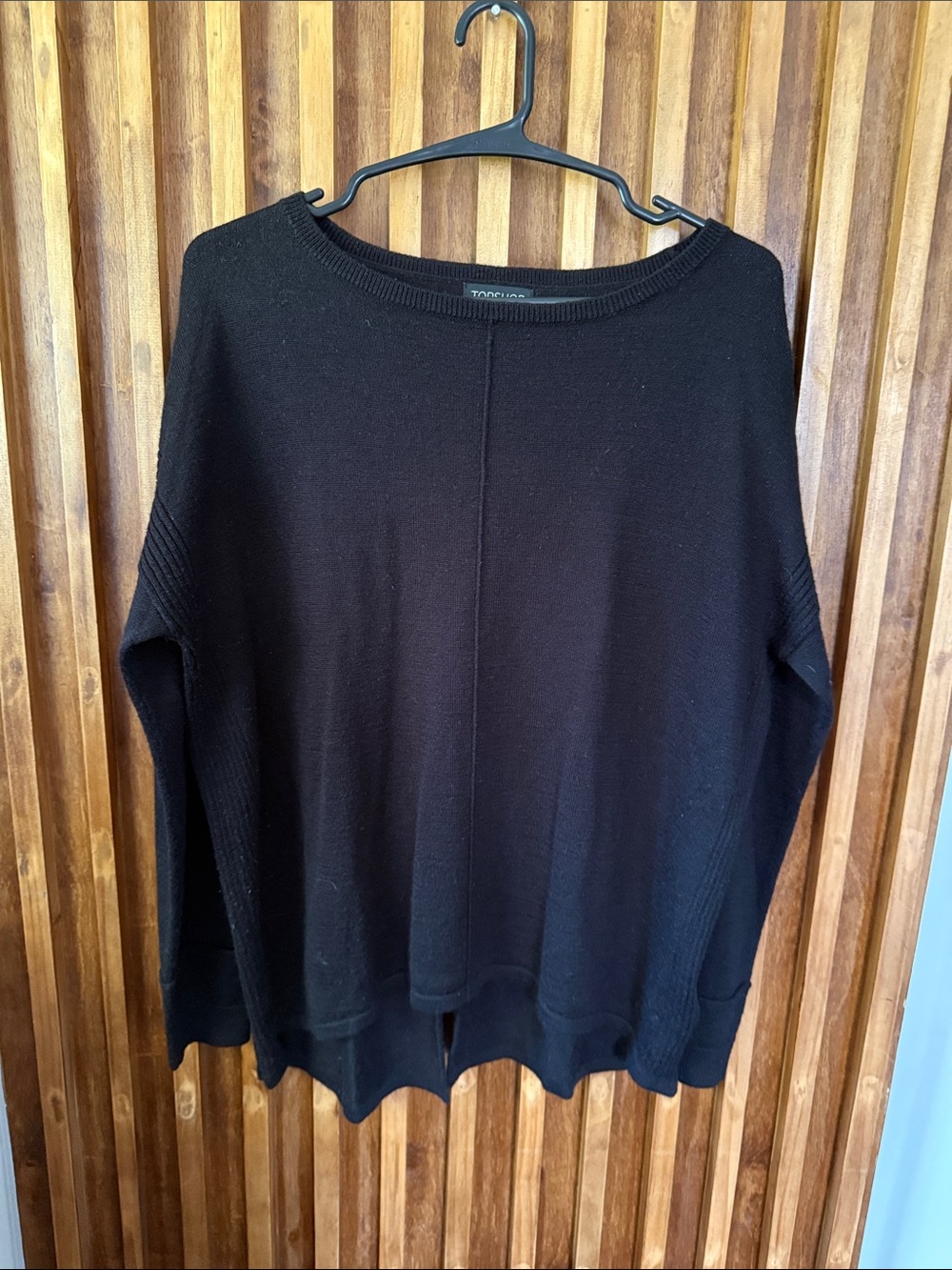 Topshop Dolman Wide Neck Oversized Sweater. 8/ M